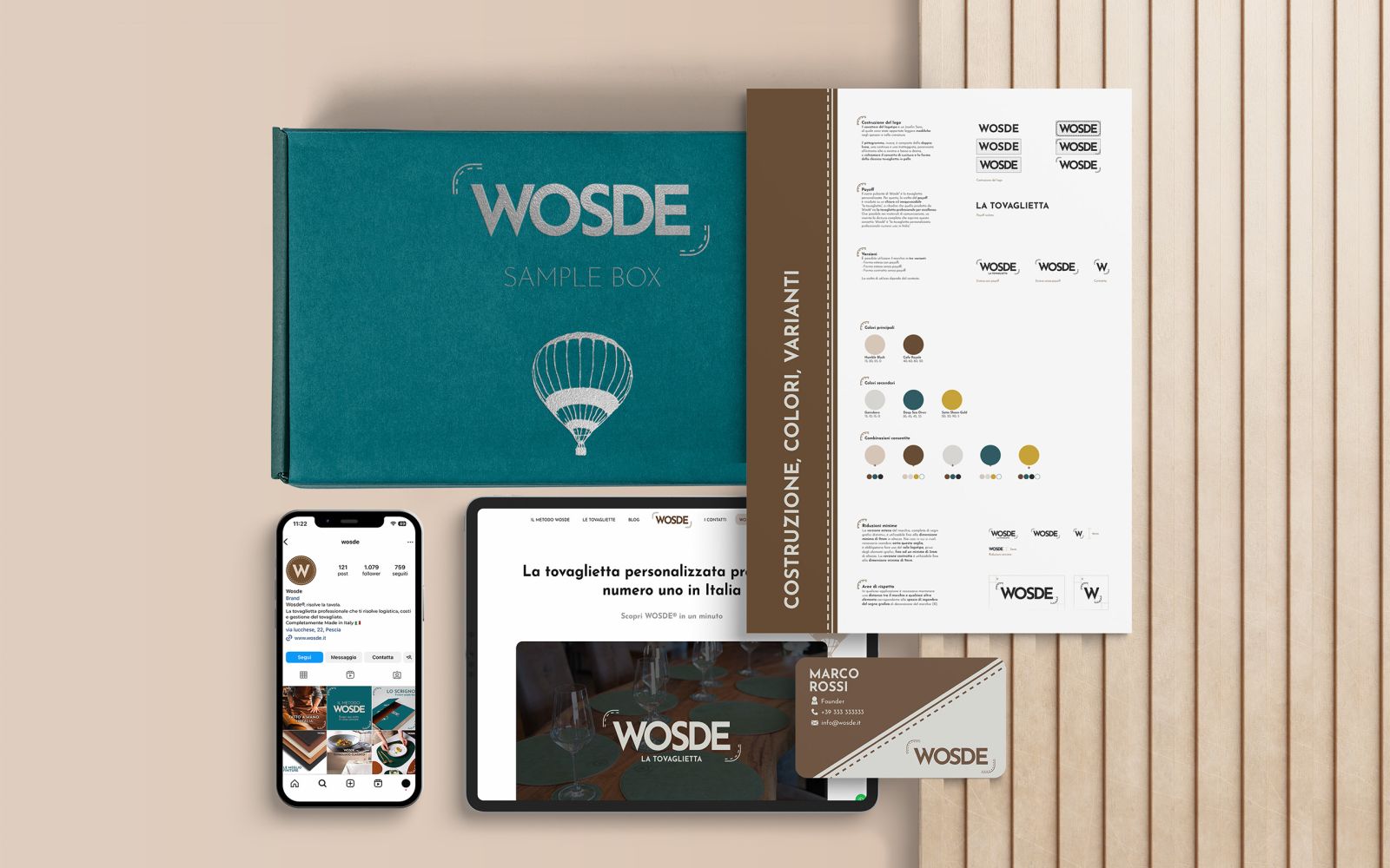 Rebranding identità visiva wosde