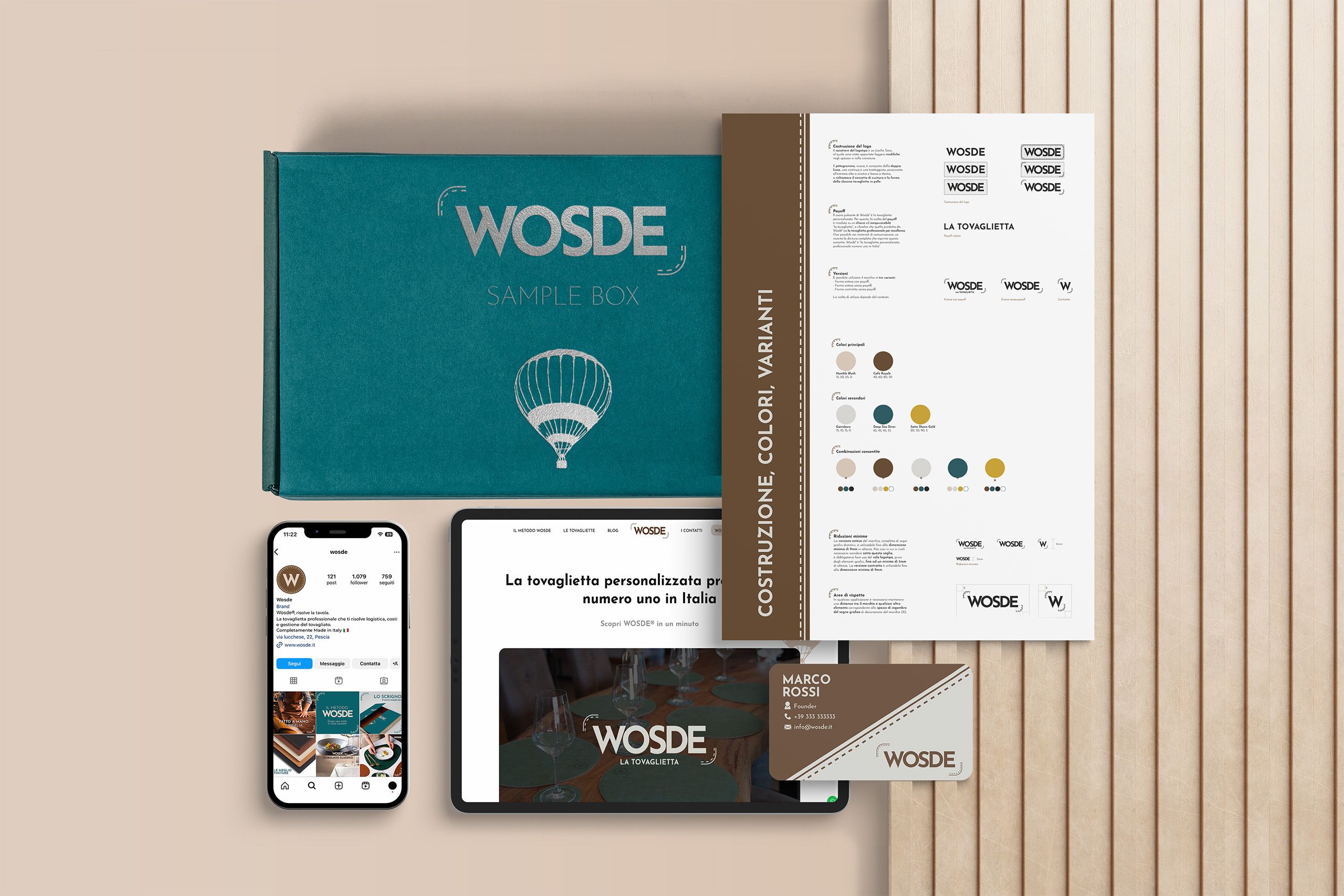 Rebranding identità visiva wosde