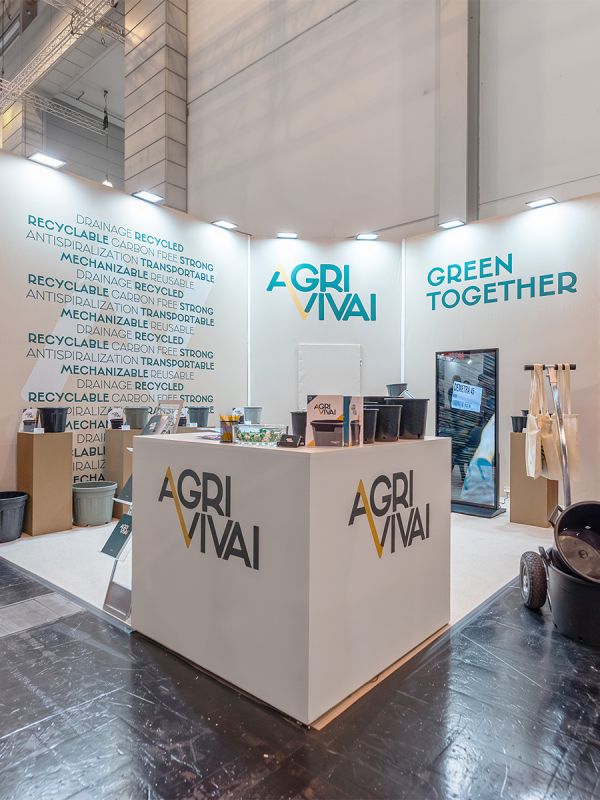 Realizzazione stand fieristico Agri Vivai